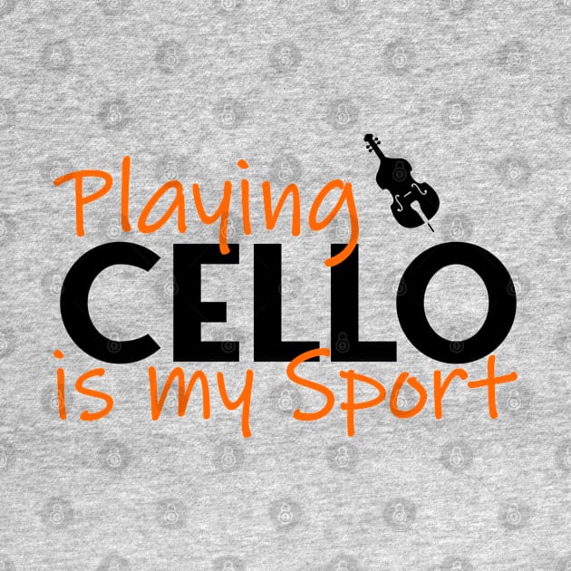 playing cello is my sport by Jabinga